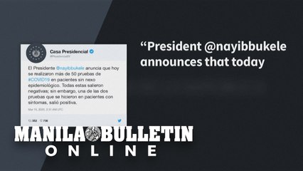 El Salvador records its first COVID-19 case