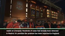 UEFA made a mistake allowing Liverpool v Atletico Madrid to go ahead - Italian epidemiologist