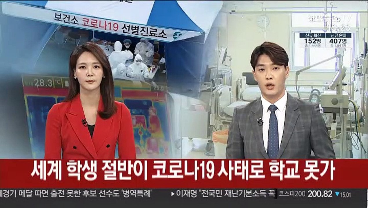 세계 학생 절반이 코로나19 사태로 학교 못가
