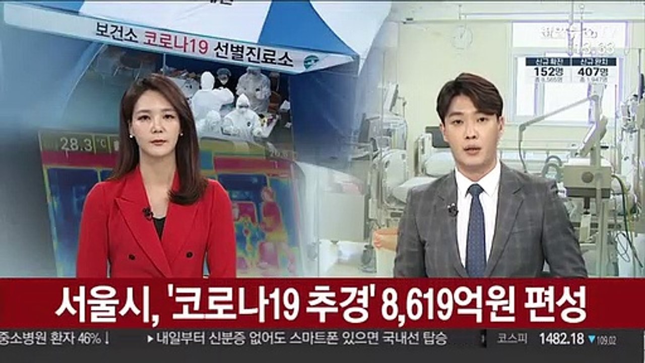 서울시, '코로나19 추경' 8,619억원 편성