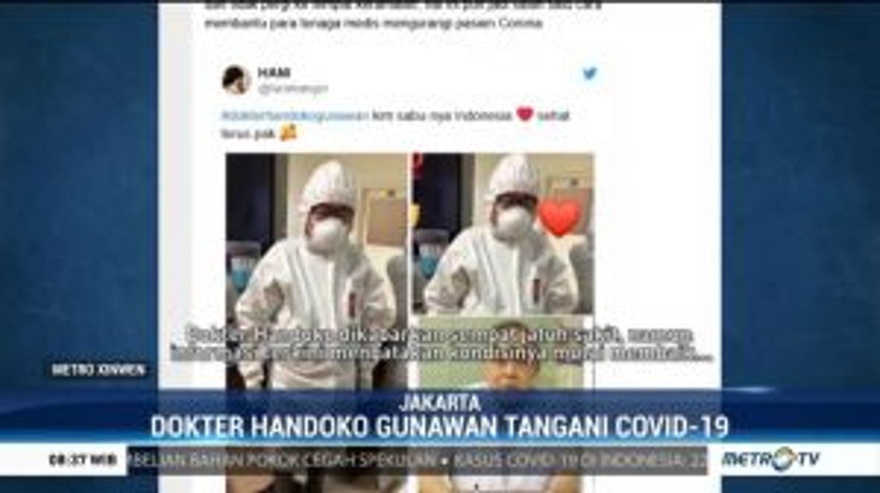 Kerja Keras Tangani Pasien Covid-19, Warganet B...