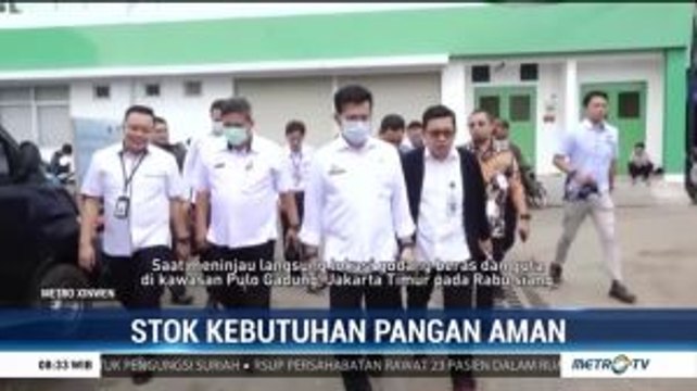 Mentan Pastikan Stok Bahan Pokok Aman