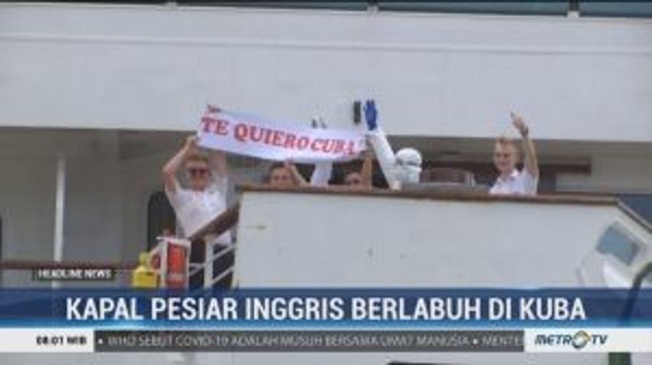 Bawa Pasien Covid-19, Kapal Pesiar MS Braemar Berlabuh di Kuba