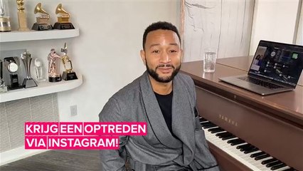 Chris Martin en John Legend treden voor je op
