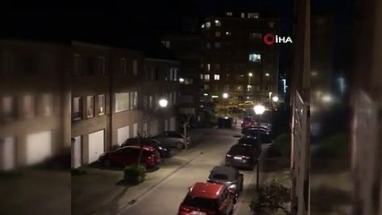 Belçikada vatandaşlar sağlık çalışanlarına balkonlardan destek verdi