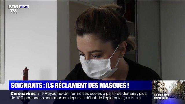 Cette infirmière à domicile réclame des masques pour bien faire son travail