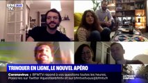 Avec le confinement, les Français prennent désormais l'apéro... sur Skype