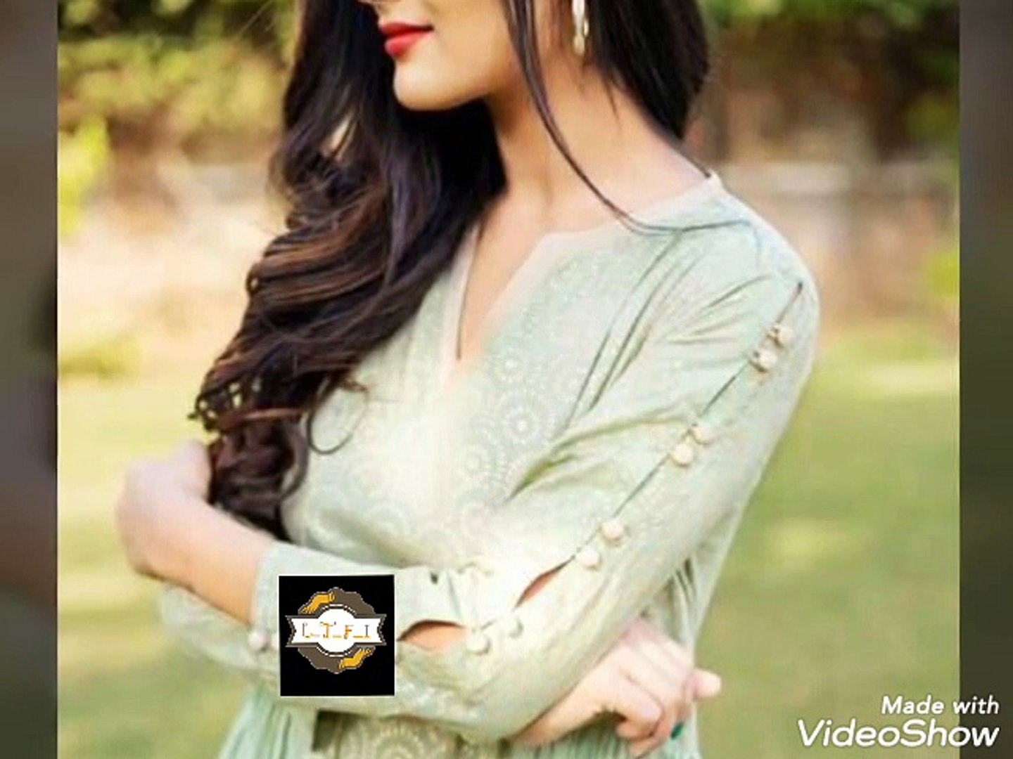 shoulder cut sleeves design