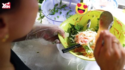 CẬN CẢNH LÀM MÓN GỎI ỐC NHA TRANG VỚI NƯỚC SỐT “THẦN THÁNH”