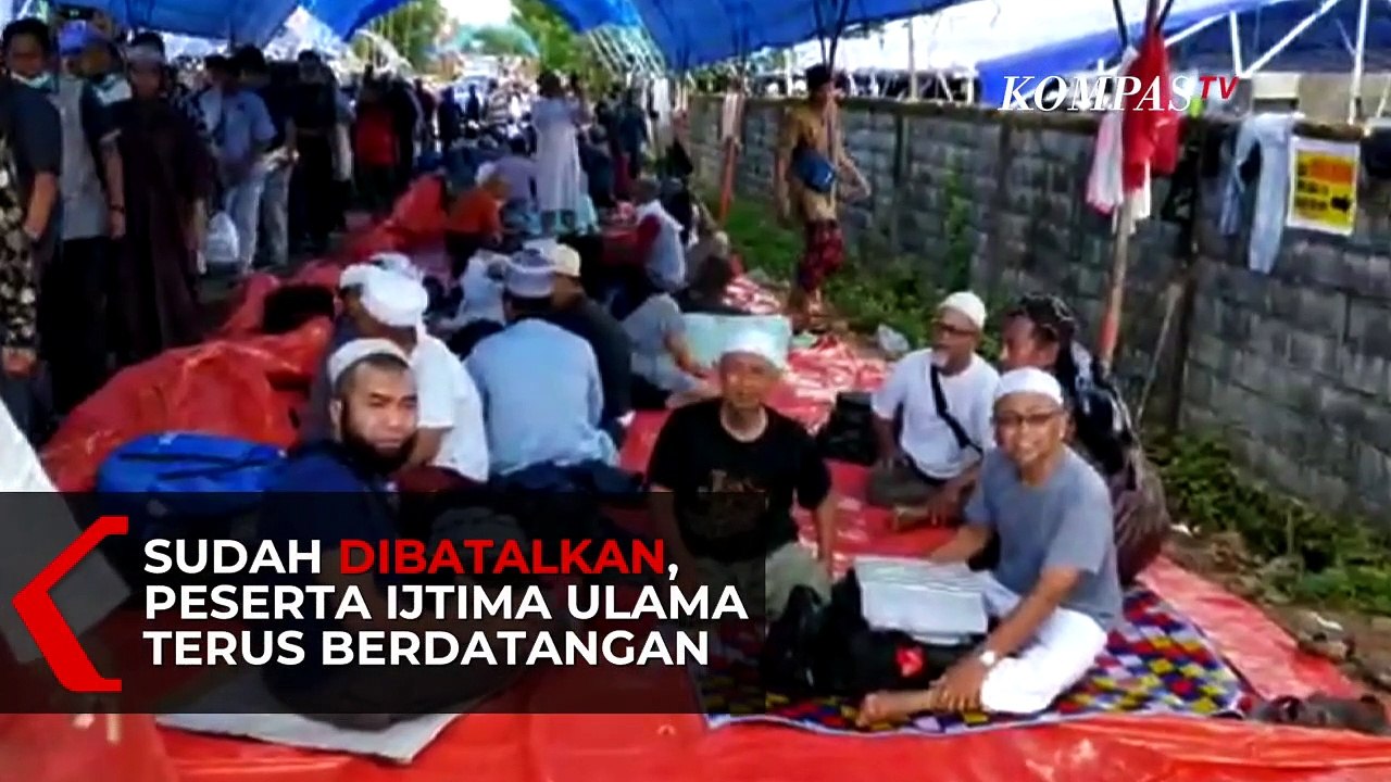 Meski Sudah Dibatalkan, Peserta Ijtima' Ulama Tetap Mendatangi Lokasi Ijtima'