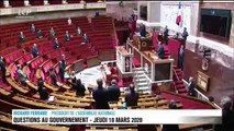 VIRUS - Regardez Richard Ferrand, le président de l’Assemblée nationale, s’exprimer devant un hémicycle quasi vide ce matin - VIDEO