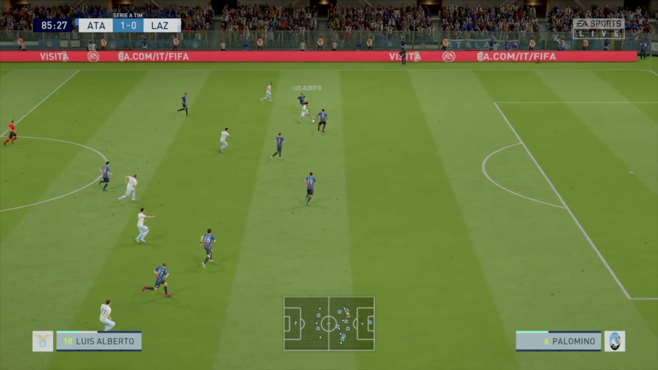 Atalanta Bergame - Lazio Rome sur FIFA 20 : buts et résumé (Serie A - 27e journée)