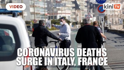 The world ‘at war’ as coronavirus deaths surge in Italy, France