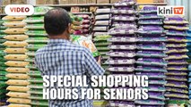 Senior citizens happy with special shopping hours