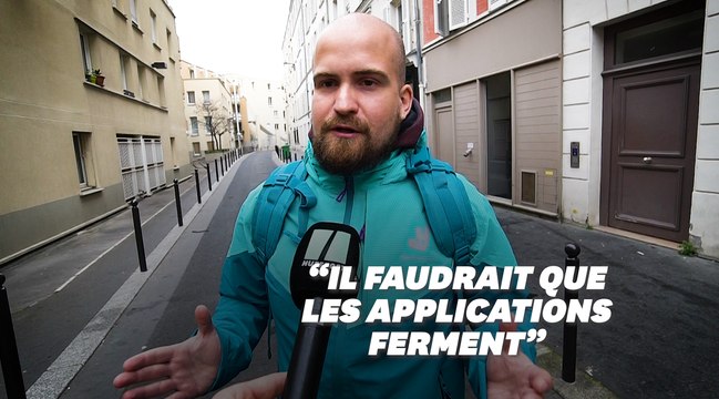 Face au coronavirus, les livreurs en plein dilemme du confinement