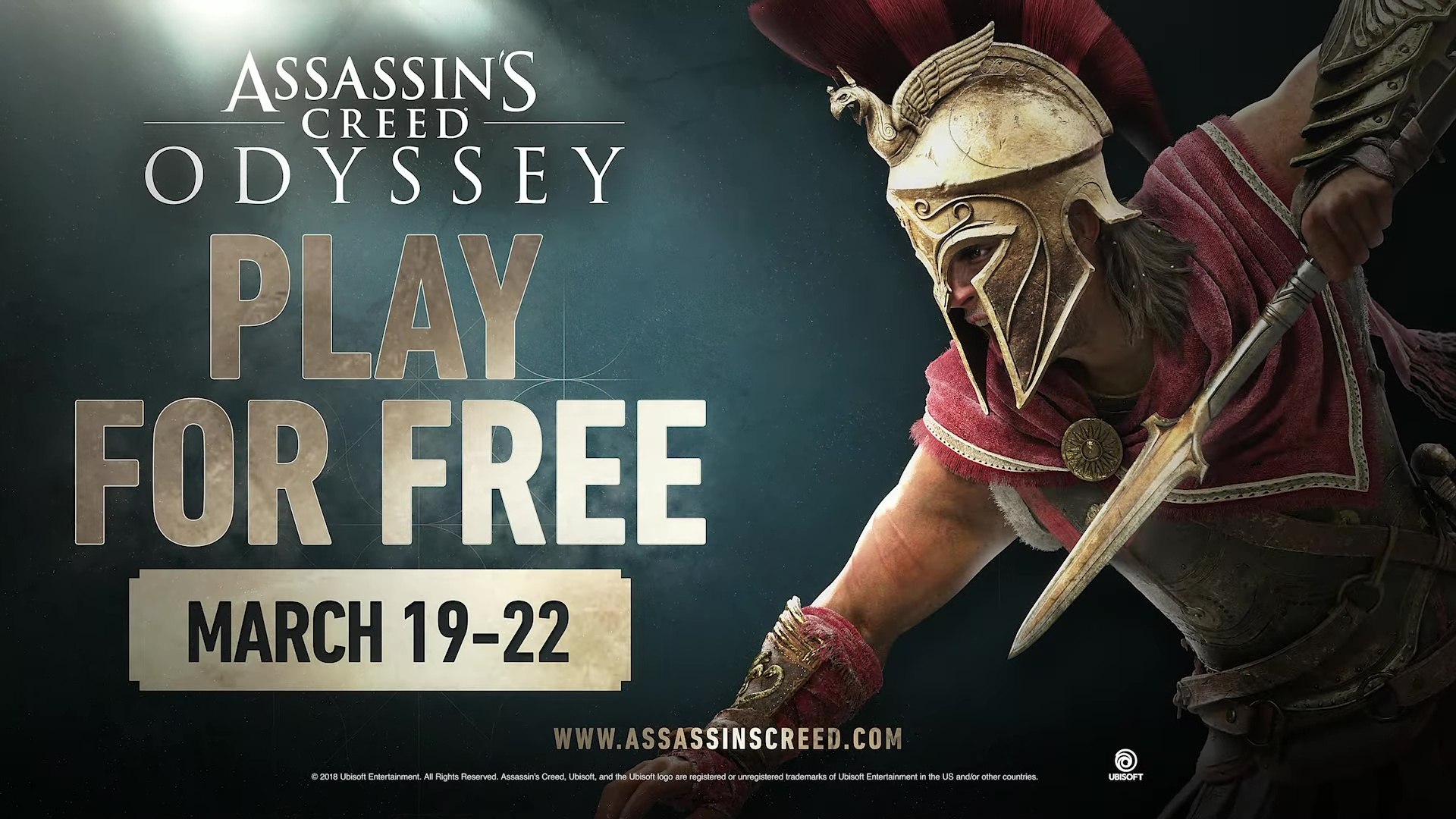 ⁣Play for Free: Assassin's Creed Odyssey (March 19-22, 2020)