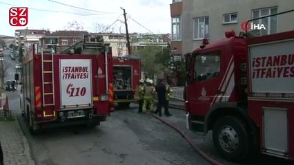 Sultangazi’de korkutan yangın