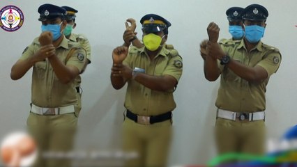 Coronavirus: Indian police perform ‘handwashing dance’ to remind public about good hygiene