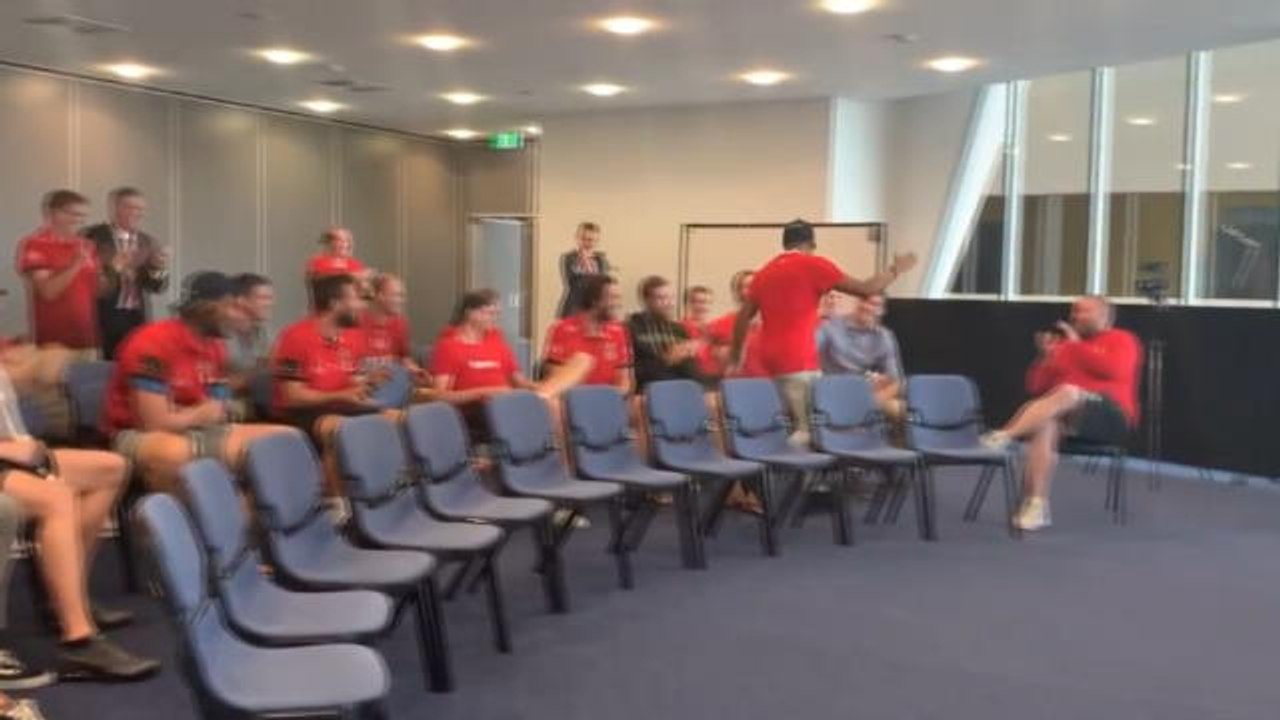 Perth Wildcats celebrate NBL title success