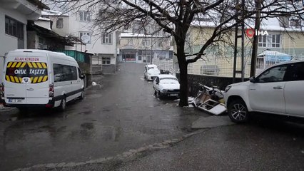 Çelikhan’da kar yağışı başladı