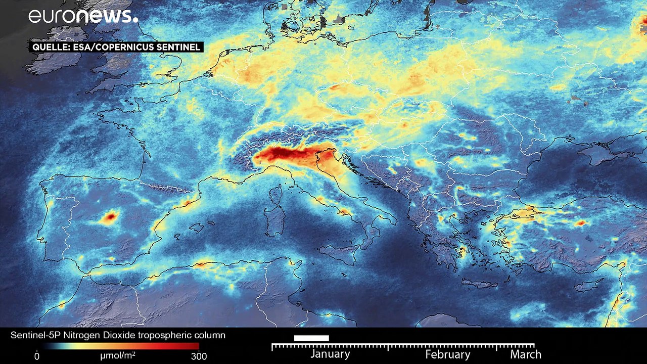 Coronavirus: umweltverschmutzung nimmt ab