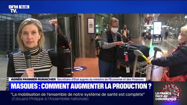 Une commande de 200 millions de masques pour la France annonce Agnès Pannier-Runacher
