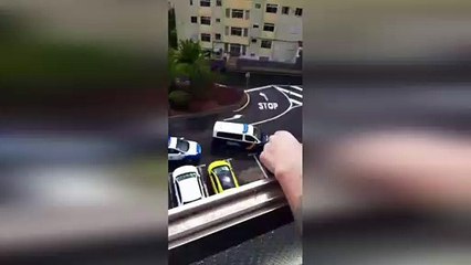 Detenido en Tenerife por tratar de atropellar a los policías que le daban el alto en un control