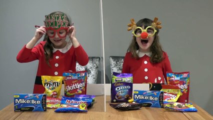 Sophia, Isabella e Alice - Mostrando Doces da Oreo Bites, M&M, Hershey´s Cookie