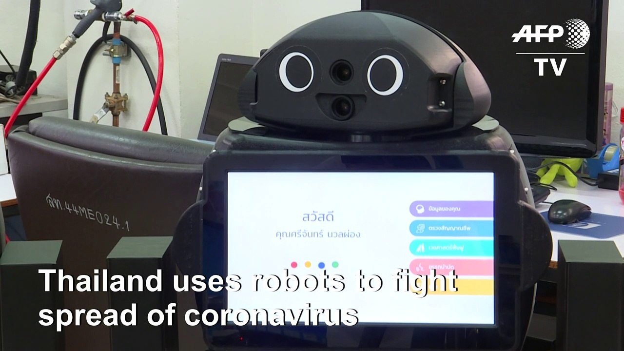 Thai 'ninja robots' ready to aid virus battle in hospitals