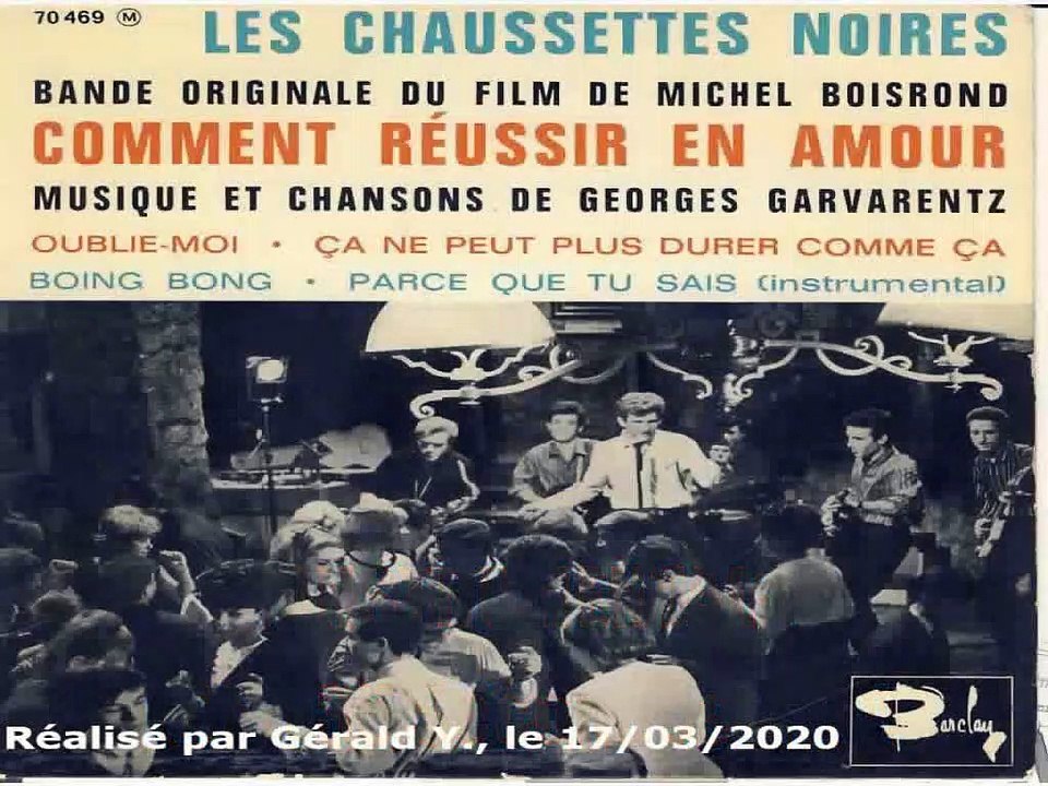 Les Chaussettes Noires & Eddy Mitchell_Oublie-moi (B.O. Comment réussir en amour)(1962)karaoke