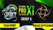 CSGO - Ninjas in Pyjamas vs. Team Spirit [Vertigo] Map 2 - ESL Pro League Season 11 - Group A
