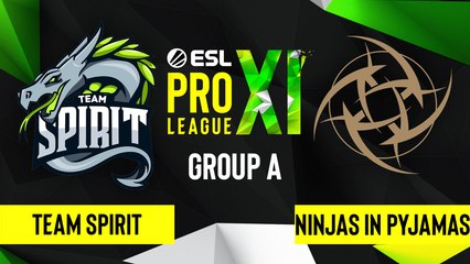 CSGO - Ninjas in Pyjamas vs. Team Spirit [Vertigo] Map 2 - ESL Pro League Season 11 - Group A