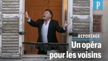 Ce ténor chante de l’opéra à la fenêtre pour ses voisins à Paris