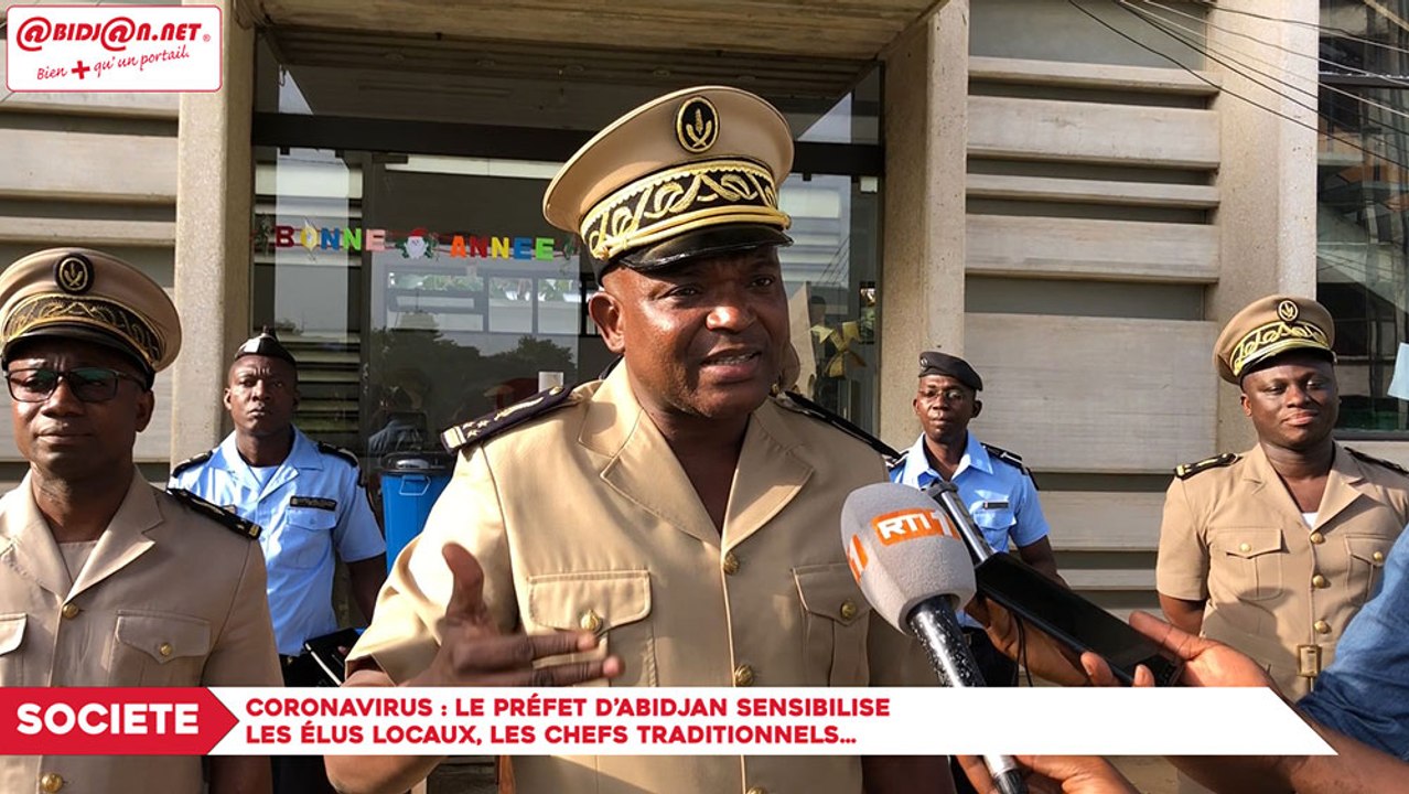 Coronavirus : Le préfet d’Abidjan sensibilise les élus locaux, les chefs traditionnels…