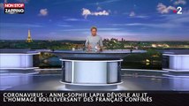 Coronavirus : Anne-Sophie Lapix dévoile au JT l'hommage bouleversant des Français confinés (vidéo)