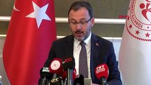 ANKARA Gençlik ve Spor Bakanı Kasapoğlu: Liglerin ertelenmesine karar verdik