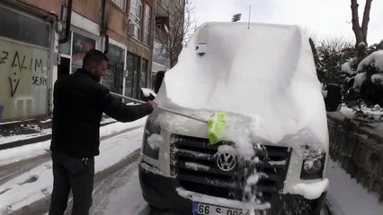 İç Anadolu'da kar yağışı etkili oluyor - YOZGAT