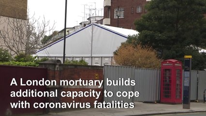 COVID-19: Extra capacity being built for London mortuary