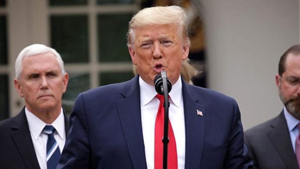 Trump'tan koronavirüs açıklaması: Haftalar içinde aşıdaki başarımızı açıklayacağım
