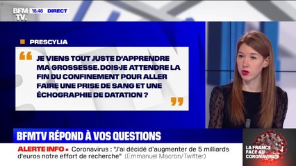 Je viens d'apprendre ma grossesse. Dois-je attendre la fin du confinement pour faire une échographie de datation ? BFMTV répond à vos questions