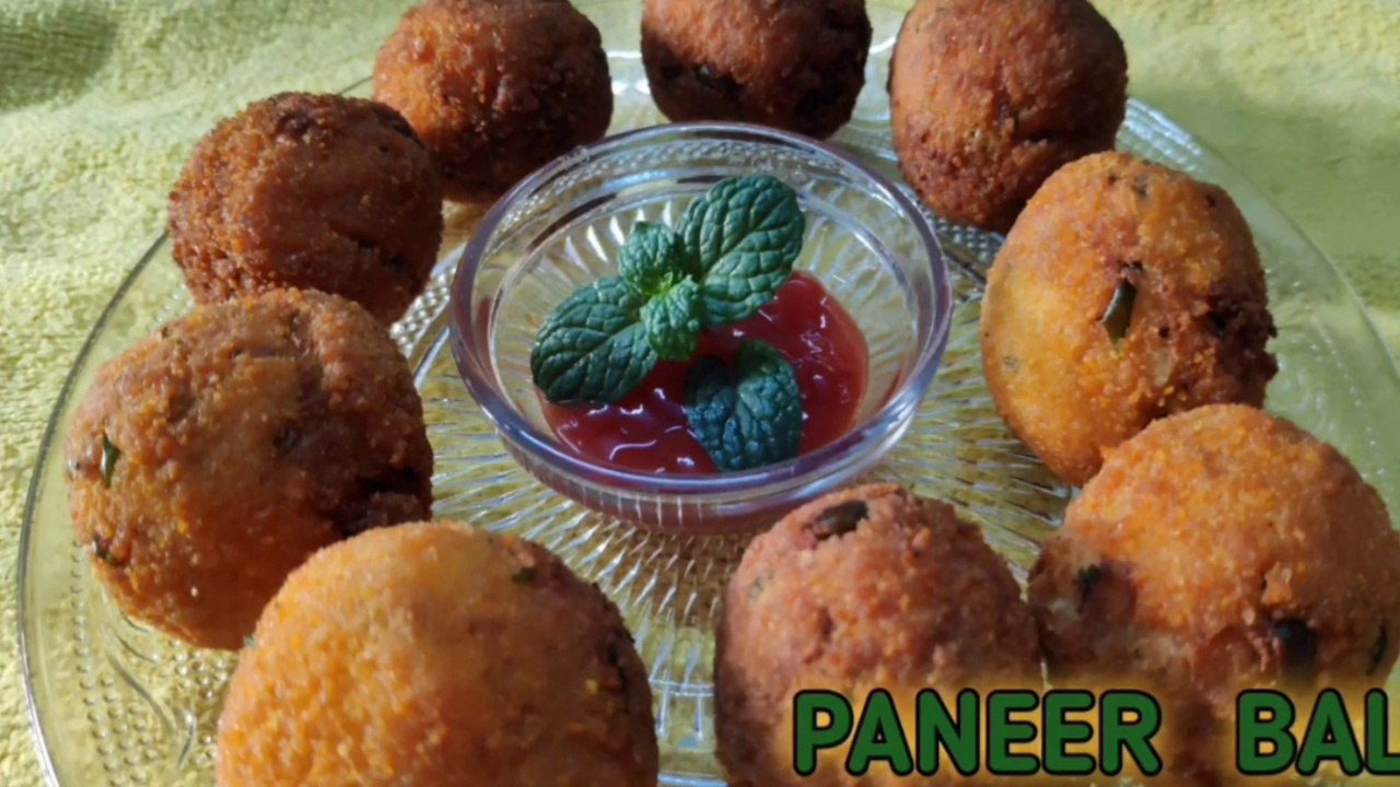 Magic masala paneer ballटेस्टी मसाला पनीर बॉल।।