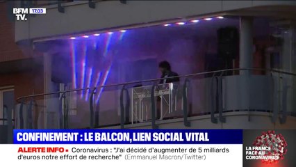 Confinement: quand les balcons permettent de maintenir les liens sociaux