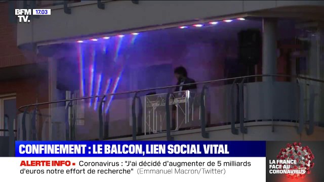 Confinement: quand les balcons permettent de maintenir les liens sociaux