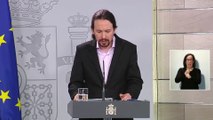 Iglesias dice que sólo el Estado puede dar una respuesta contundente