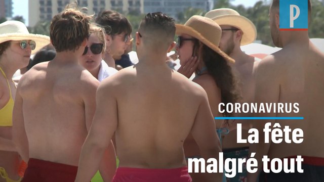 Coronavirus : en Floride, les plages bondées pour le « Springbreak »