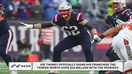 Joe Thuney Officially Signs His Franchise-Tag Tender with New England