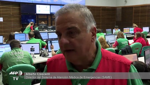 Servicios de emergencias de Buenos Aires piden a la población quedarse en casa