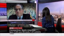 Torra denuncia a la BBC la negativa del govern espanyol a confinar Catalunya