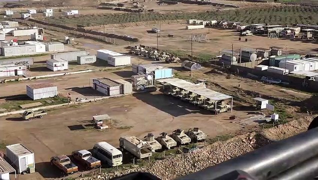 ABD'nin boşalttığı Kaim Askeri Üssü'nde kontrol Irak askerlerine geçti - BAĞDAT