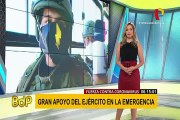 Estado de emergencia: el gran apoyo del Ejército enfrentando al coronavirus